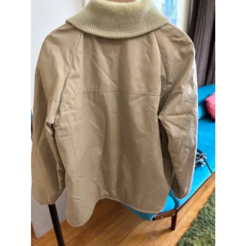 Vintage Haggar Tan Sherpa Lined Bomber Jacket Men’s 40R